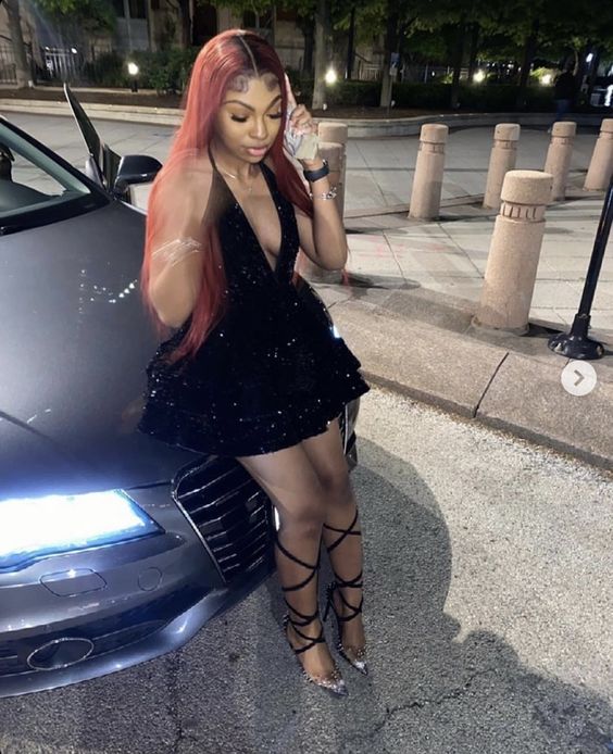 sexy short black homecoming dress - Fashionpara