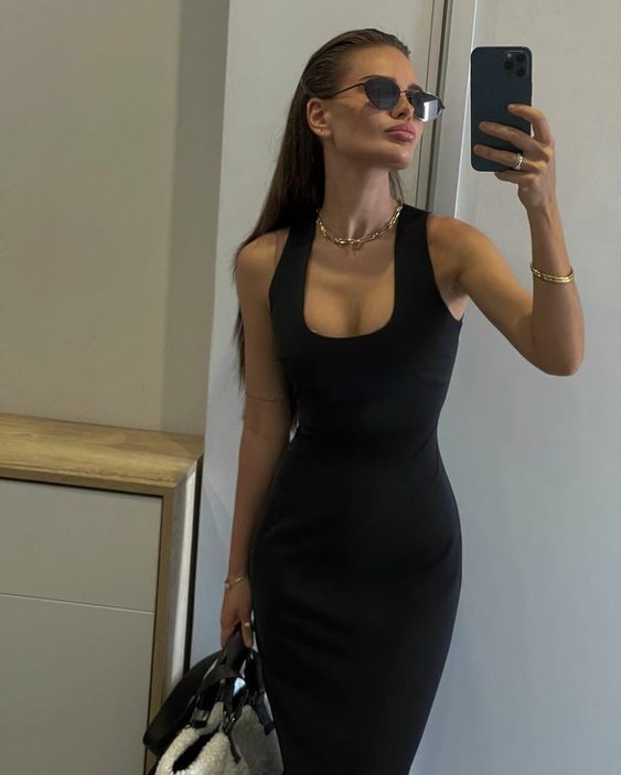 Black Party Prom Dresses, Formal Evening Dress - Fashionpara