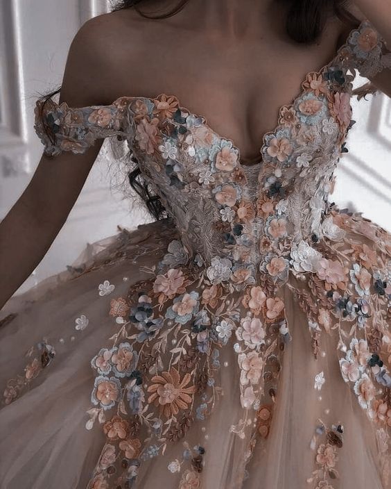 Formal A Line Tulle Bridal Gown Long Prom Dresses - Fashionpara