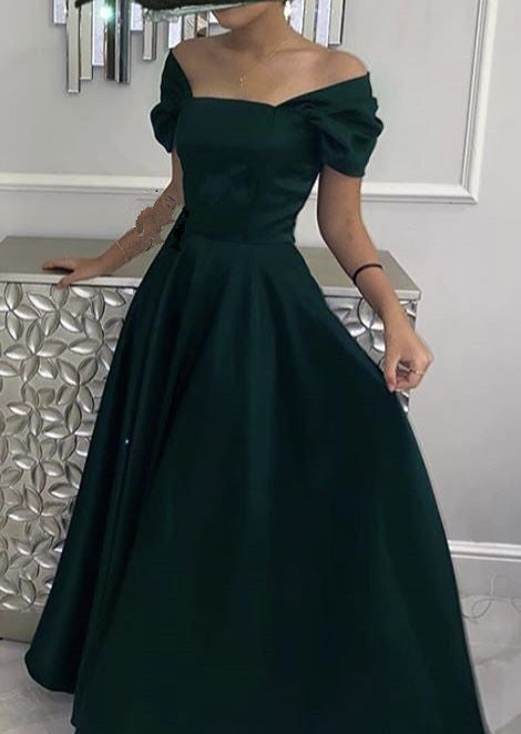 Long Green Prom Dresses, Formal Evening Dress - Fashionpara