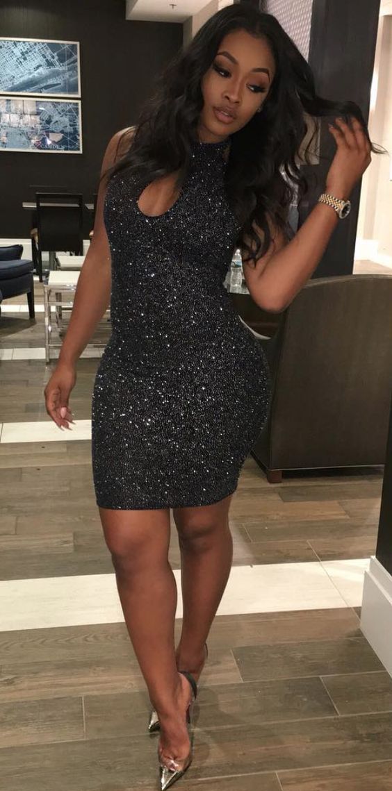 BLACK PARTY PROM DRESS, GRADUATION HOMECOMING DRESSES - Fashionpara