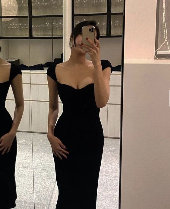 Black Party Prom Dresses, Formal Evening Dress - Fashionpara