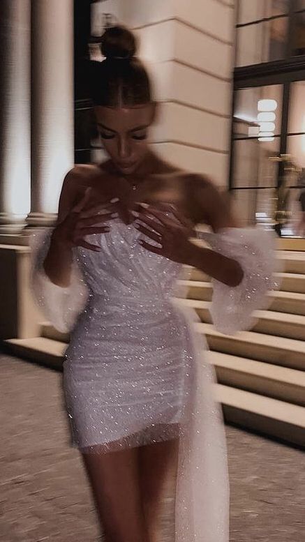 Sexy Custom Made Sequin Short Prom Dresses Homecoming Dress - Fashionpara