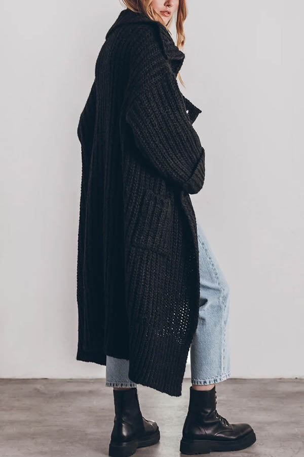 Lady Rin Oversized Midi Cardigan for Cozy Everyday Style