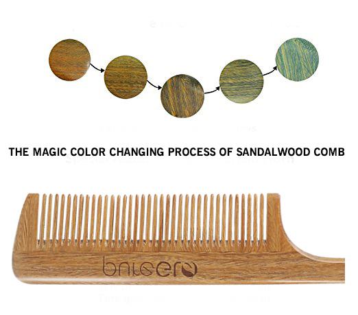 Anti-static Wooden Teasing Hair Comb