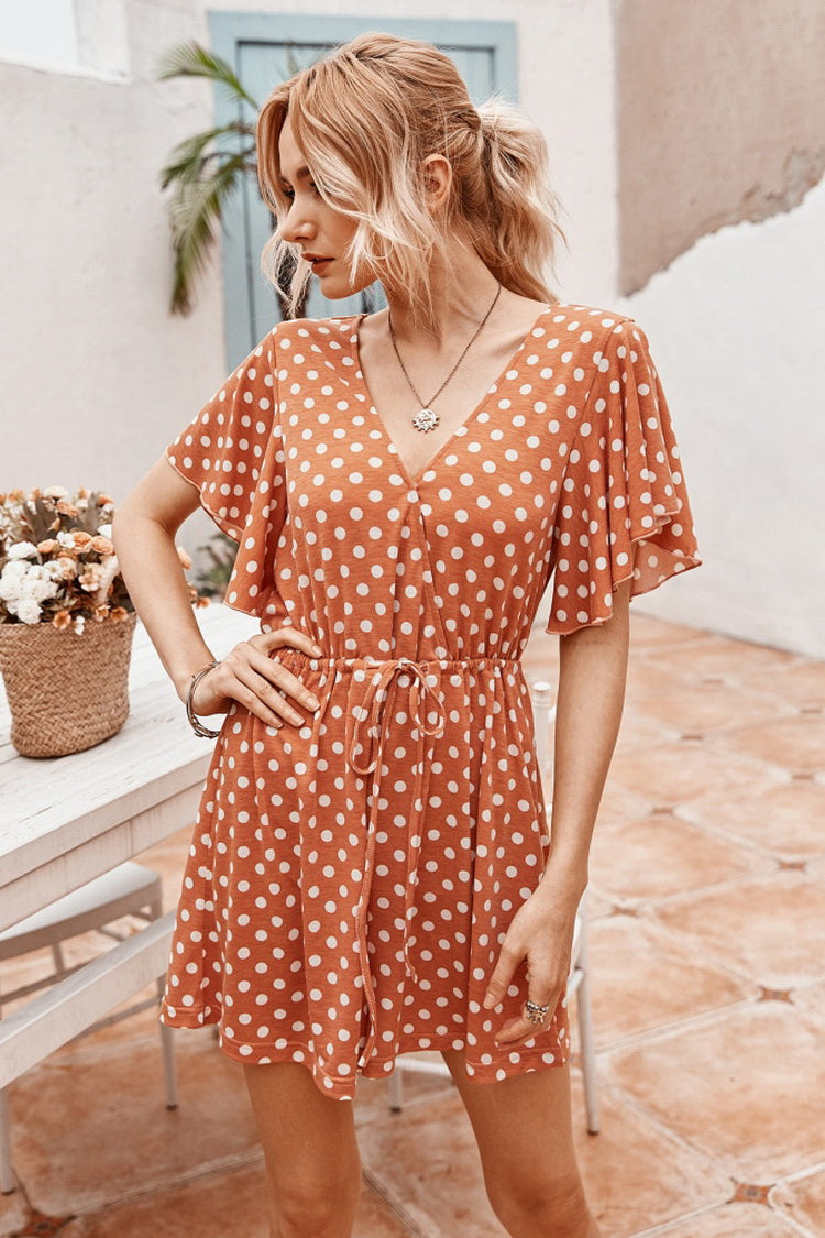 Dot Printed Romper - Fashionpara