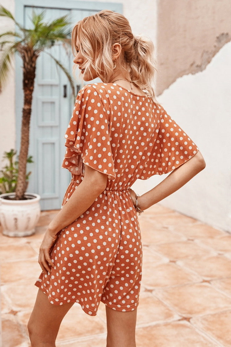 Dot Printed Romper