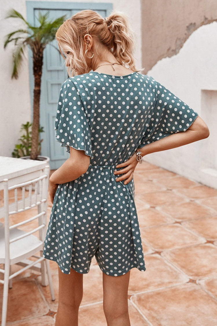Dot Printed Romper - Fashionpara