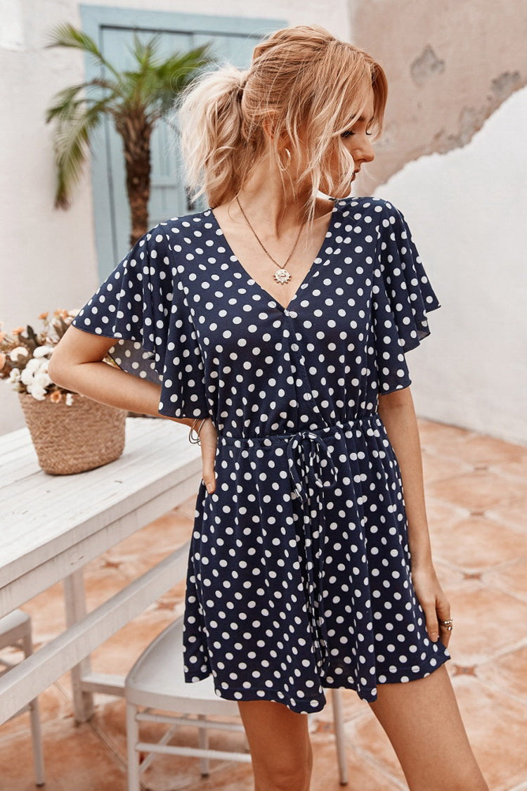 Dot Printed Romper