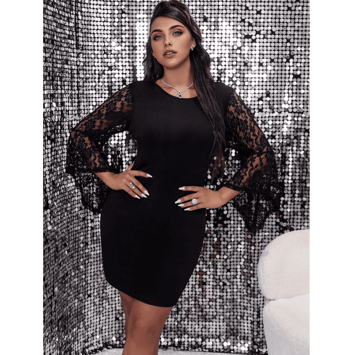 Evening Party Night Long Sleeves Mini Dresses 15