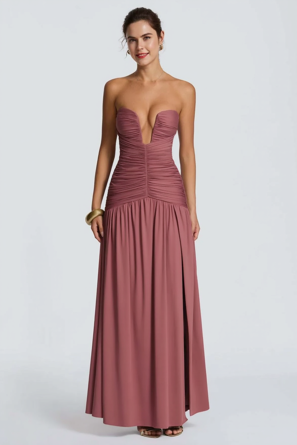Ruched Bodycon Dress