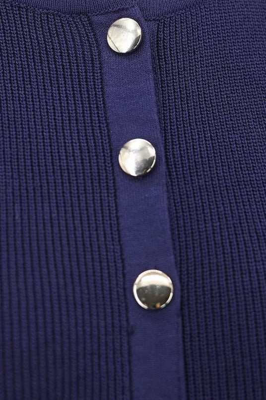 Sleeveless Round Neck Knit Sweater Dress 12
