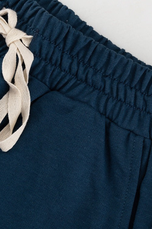 Colorblock Striped Sweatshirt Pants Set