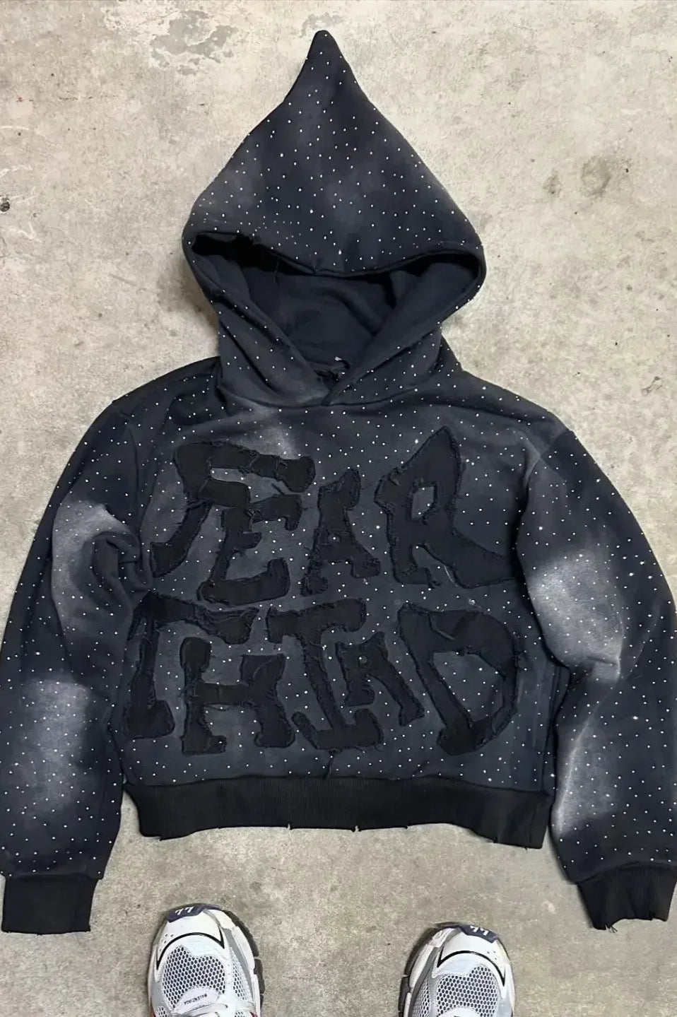 Flash Diamond Oversized Hoodie