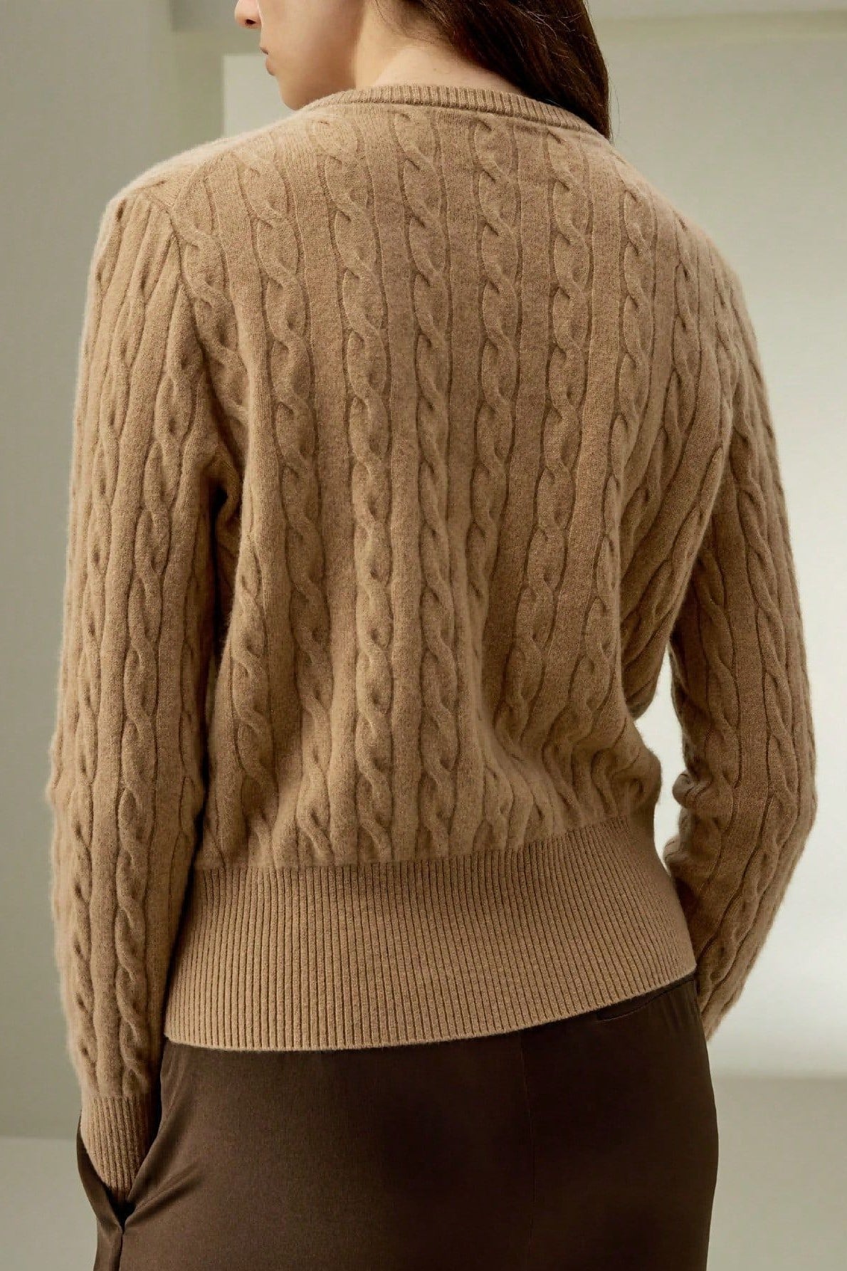 Stylish Cable Knit Button Cardigan for Effortless Elegance