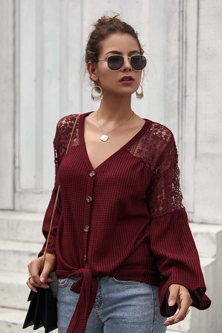 RadyRin Long Sleeve Classic Color Sweater for Effortless Style