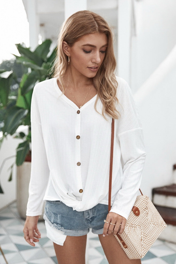 Elegant V-neck Cardigan Jacket for Stylish Layering