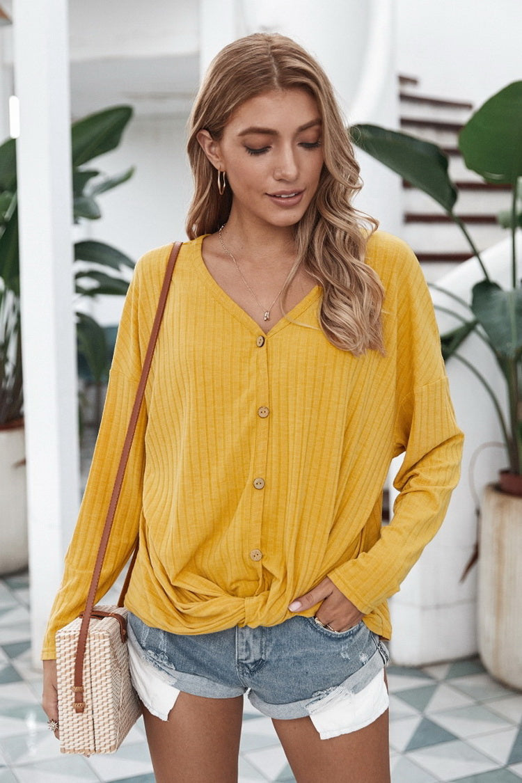 Elegant V-neck Cardigan Jacket for Stylish Layering