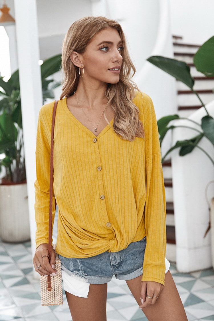 Elegant V-neck Cardigan Jacket for Stylish Layering