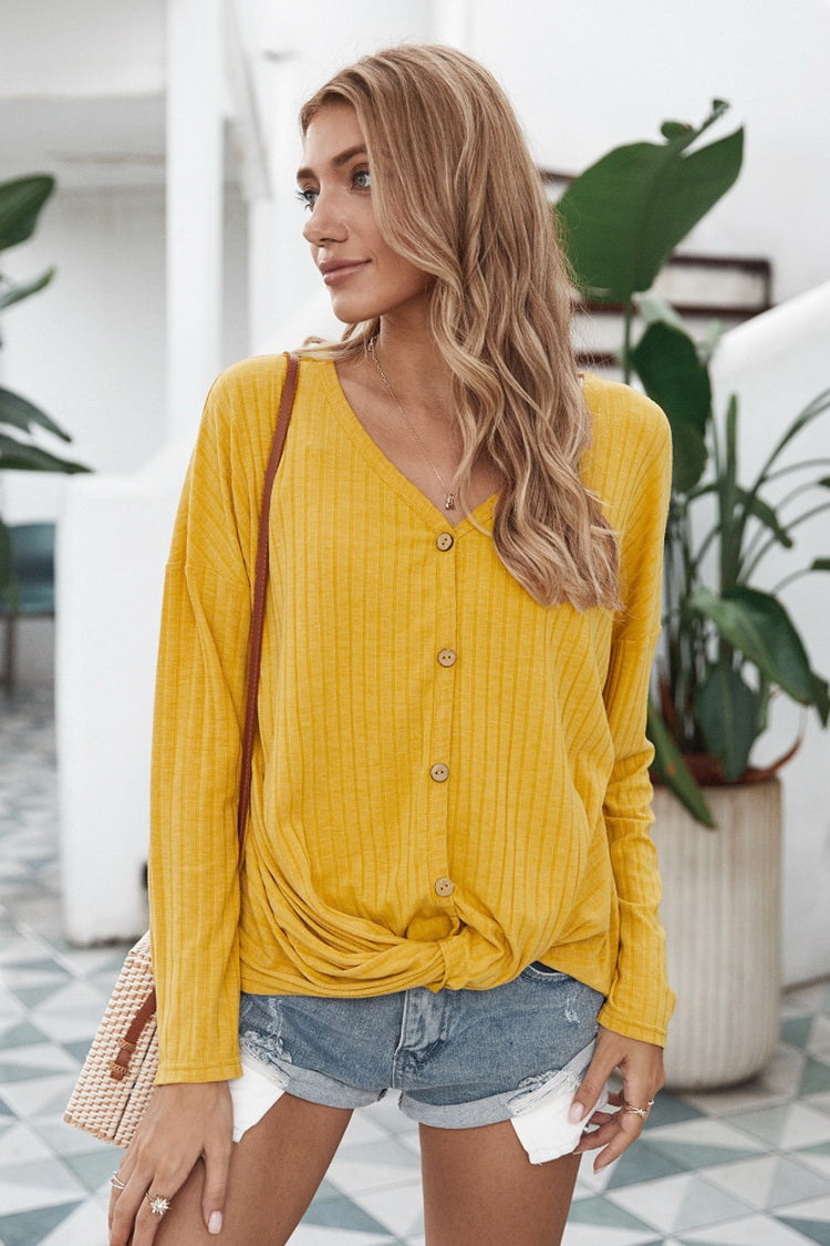 Elegant V-neck Cardigan Jacket for Stylish Layering