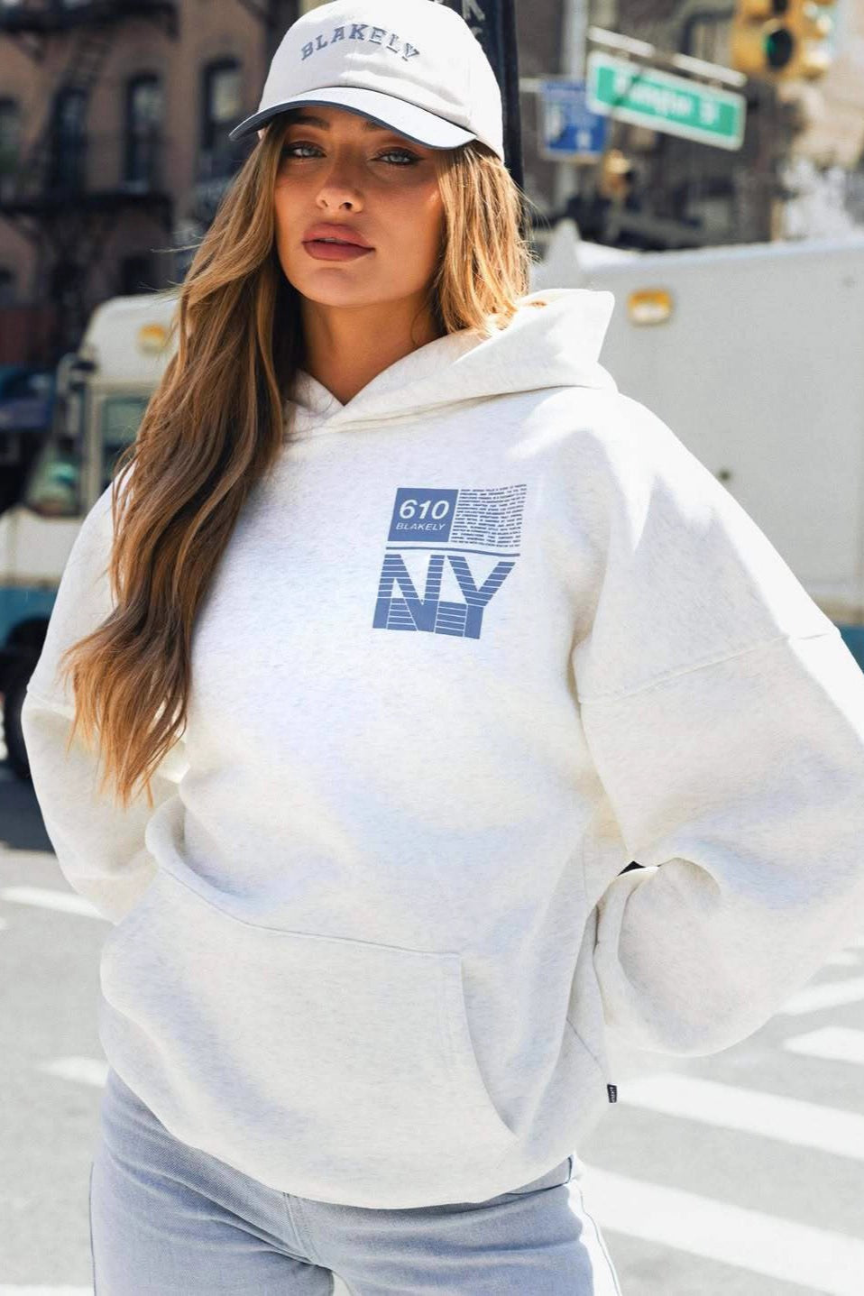 Oversized Letter Print Hoodie