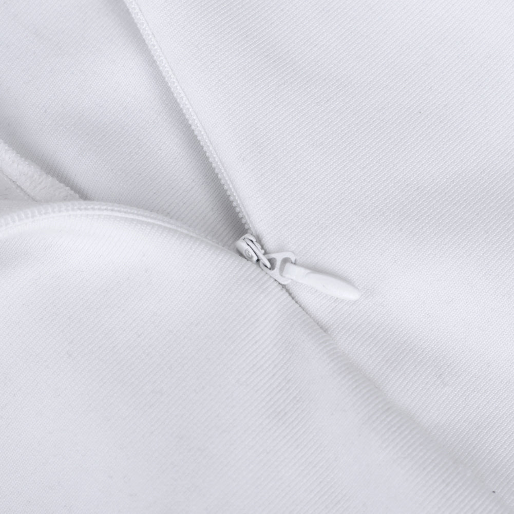One-Shoulder Long-Sleeve Bandage Bodycon Mini Dress 2