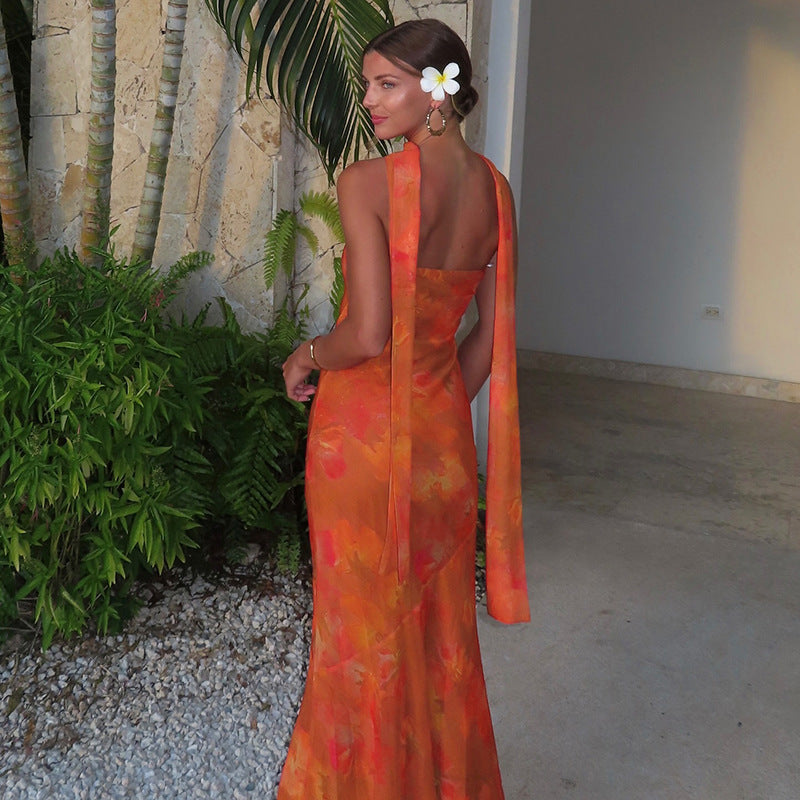 Sunshine Dreams Maxi Dress - Orange