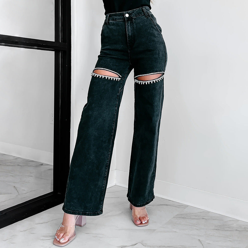Denim Dazzle Jeans - Black