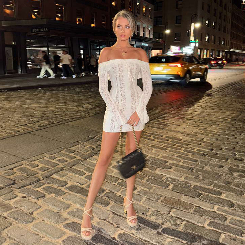 Crystal Dress - White