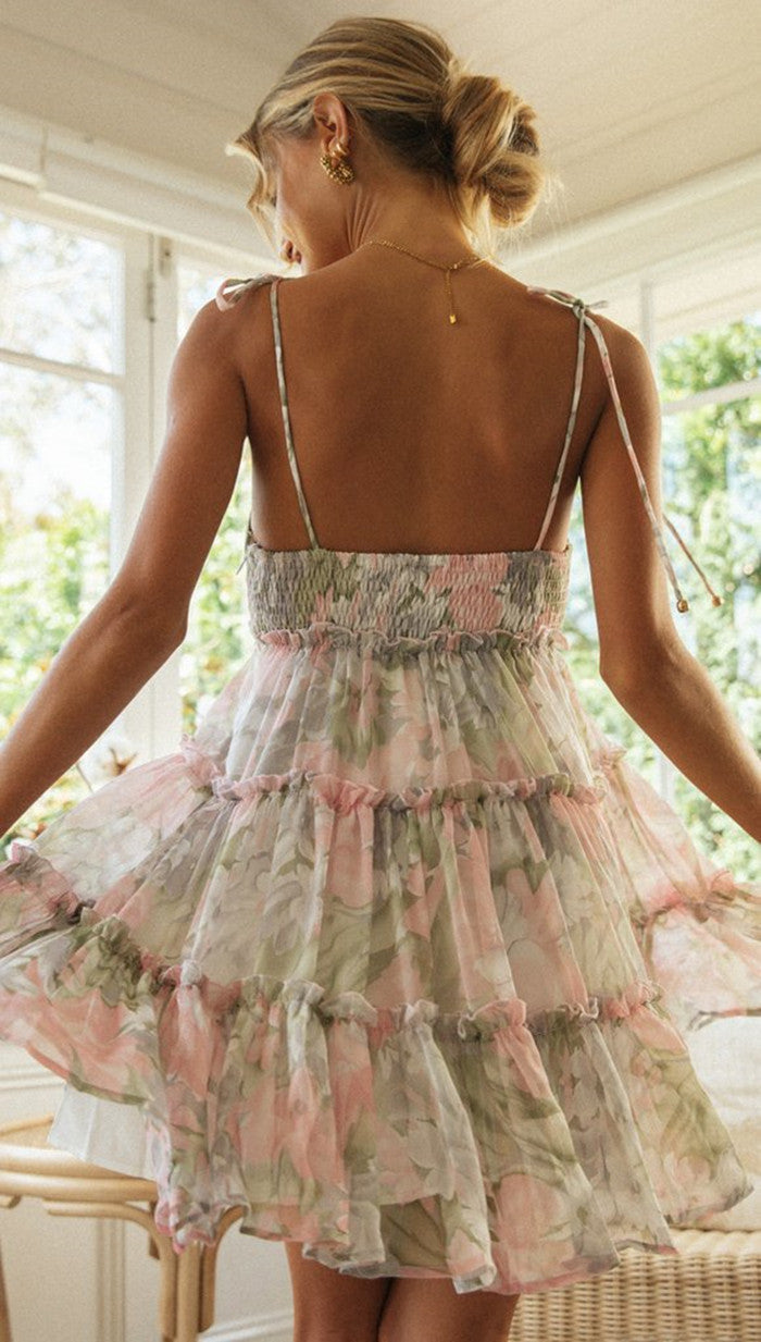 Zarita Mini Dress - Pink