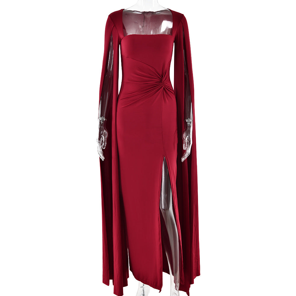 Symphony Dress - Maroon
