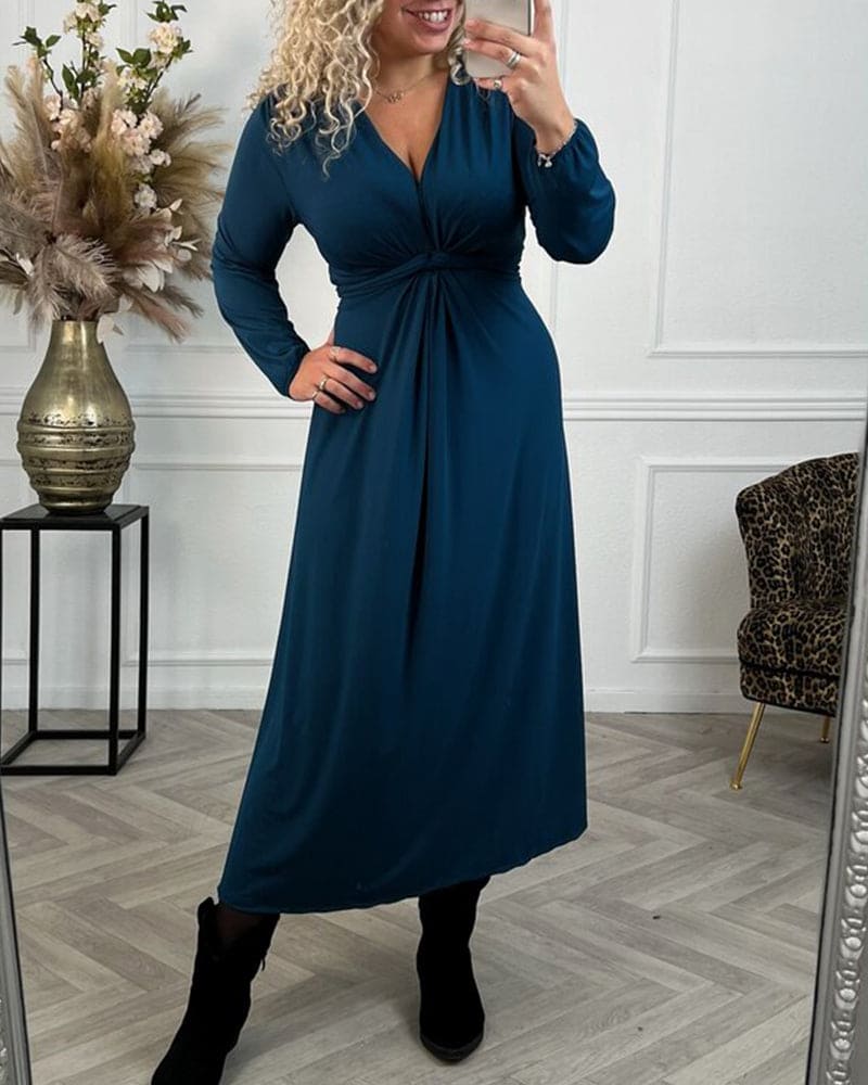 Lace Square Neck Corset Waist A-Line Midi Dress - View 14