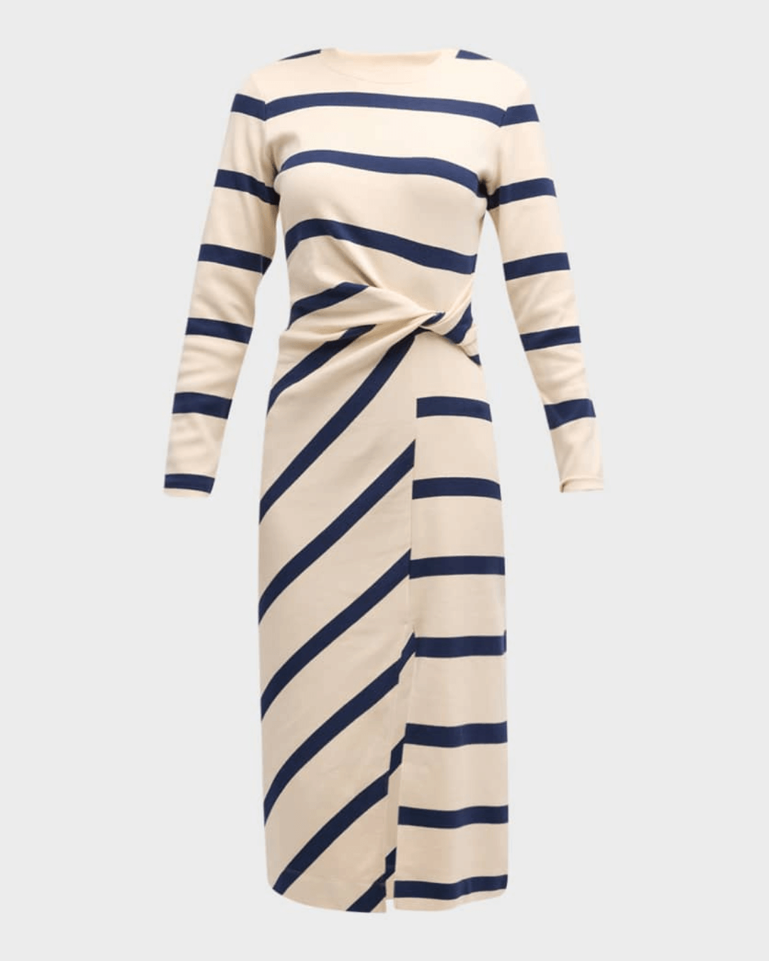 Brilliant Basics Stripe Casual Midi Dress - Fashionpara