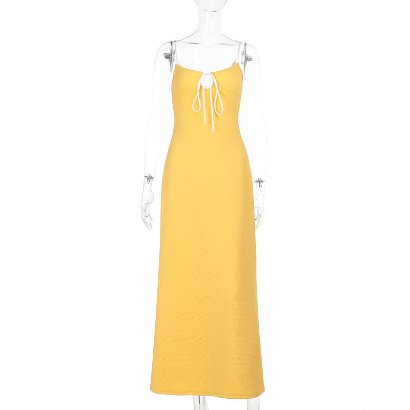 Angel Aura Maxi Dress - Yellow