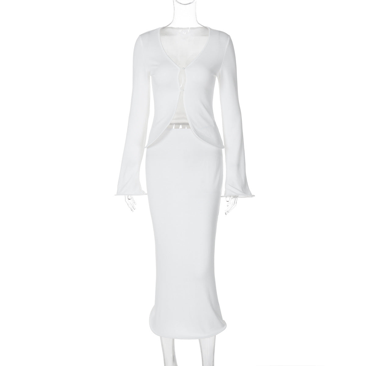 Nesra Co-Ord Set - White