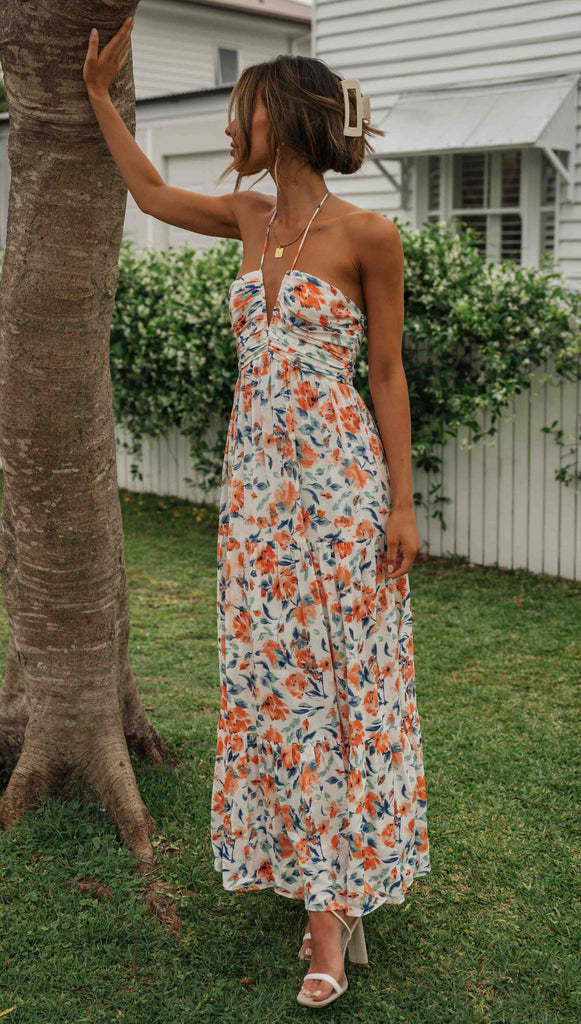 River Maxi Dress - Orange