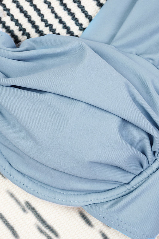 Strappy Bikini Three Piece Swim Set