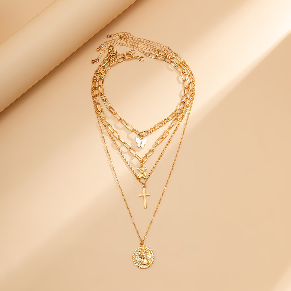 Stackable Set Chain Necklace