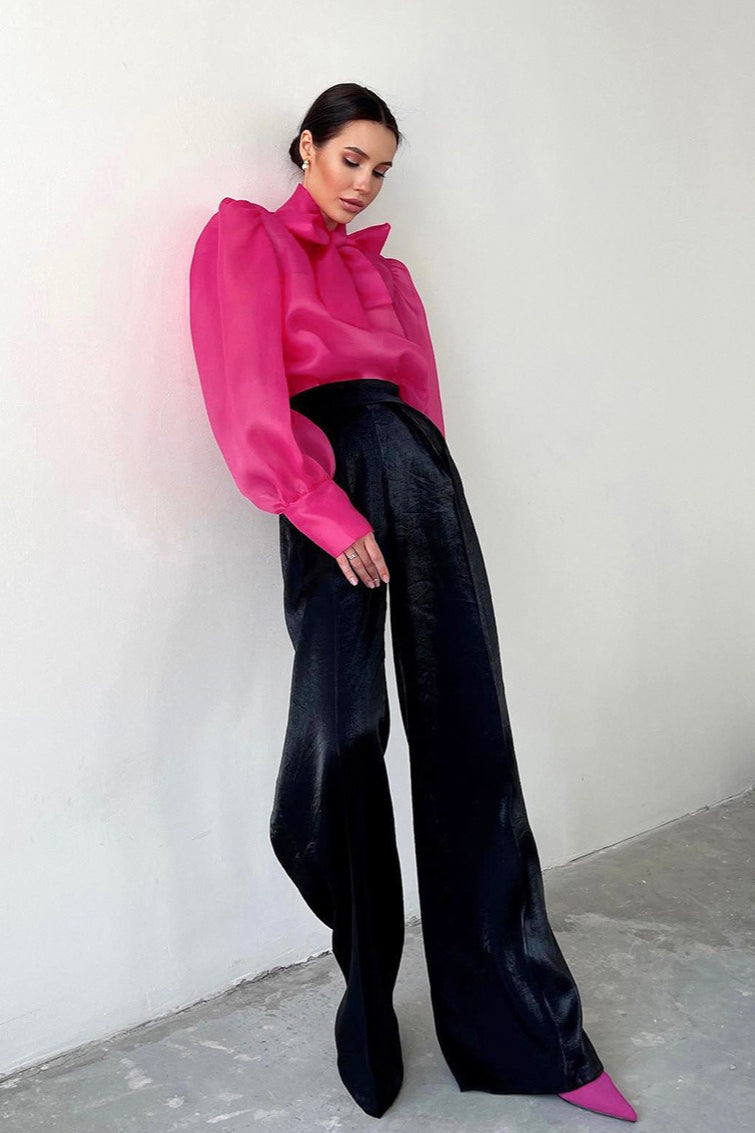 Sexy Layered Sheer Blouse