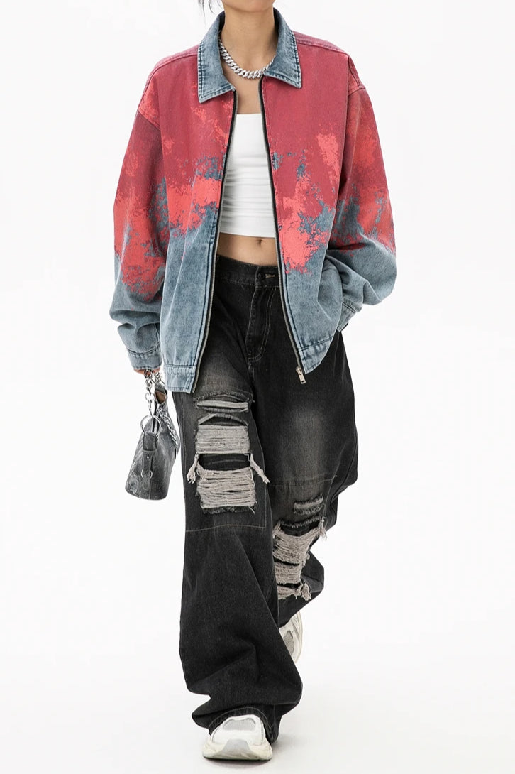 Casual Washed Denim Jacket