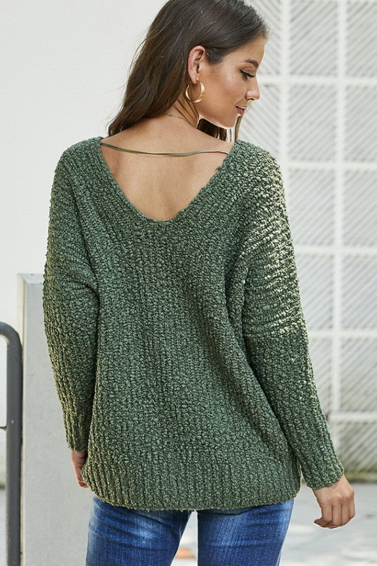 Rib Knit Sweater for Elegant Comfort and Timeless Style