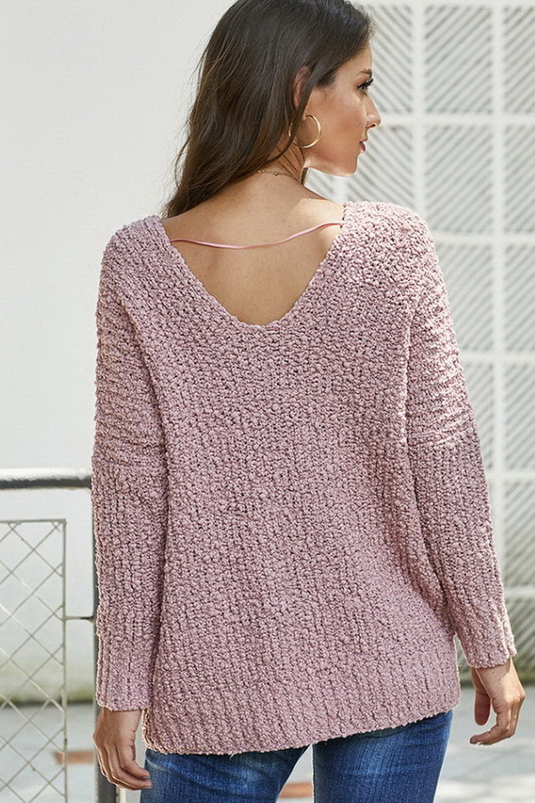 Rib Knit Sweater for Elegant Comfort and Timeless Style