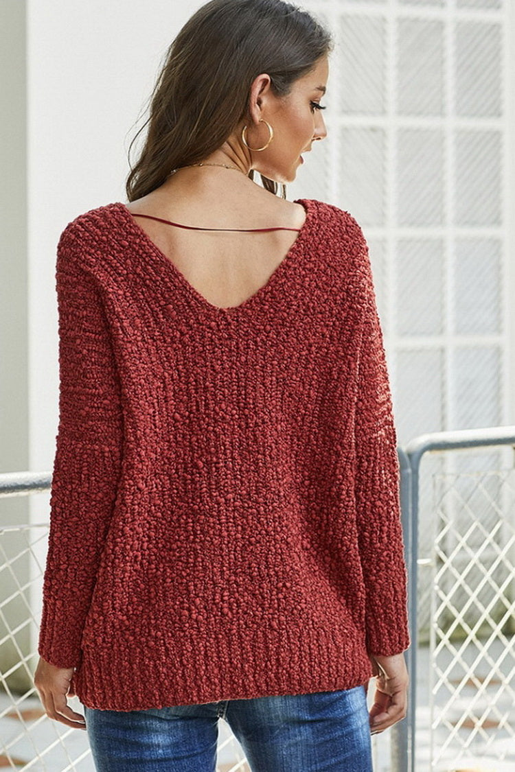 Rib Knit Sweater for Elegant Comfort and Timeless Style