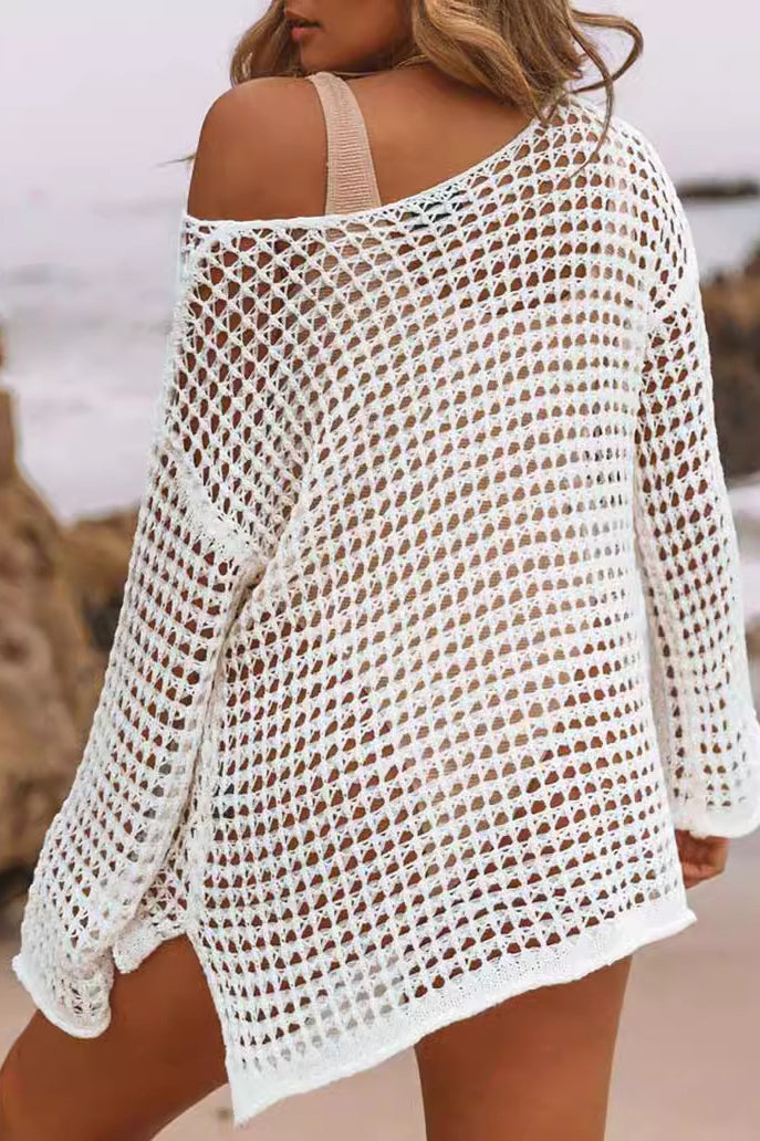Sexy Crochet Bikini Cover Up