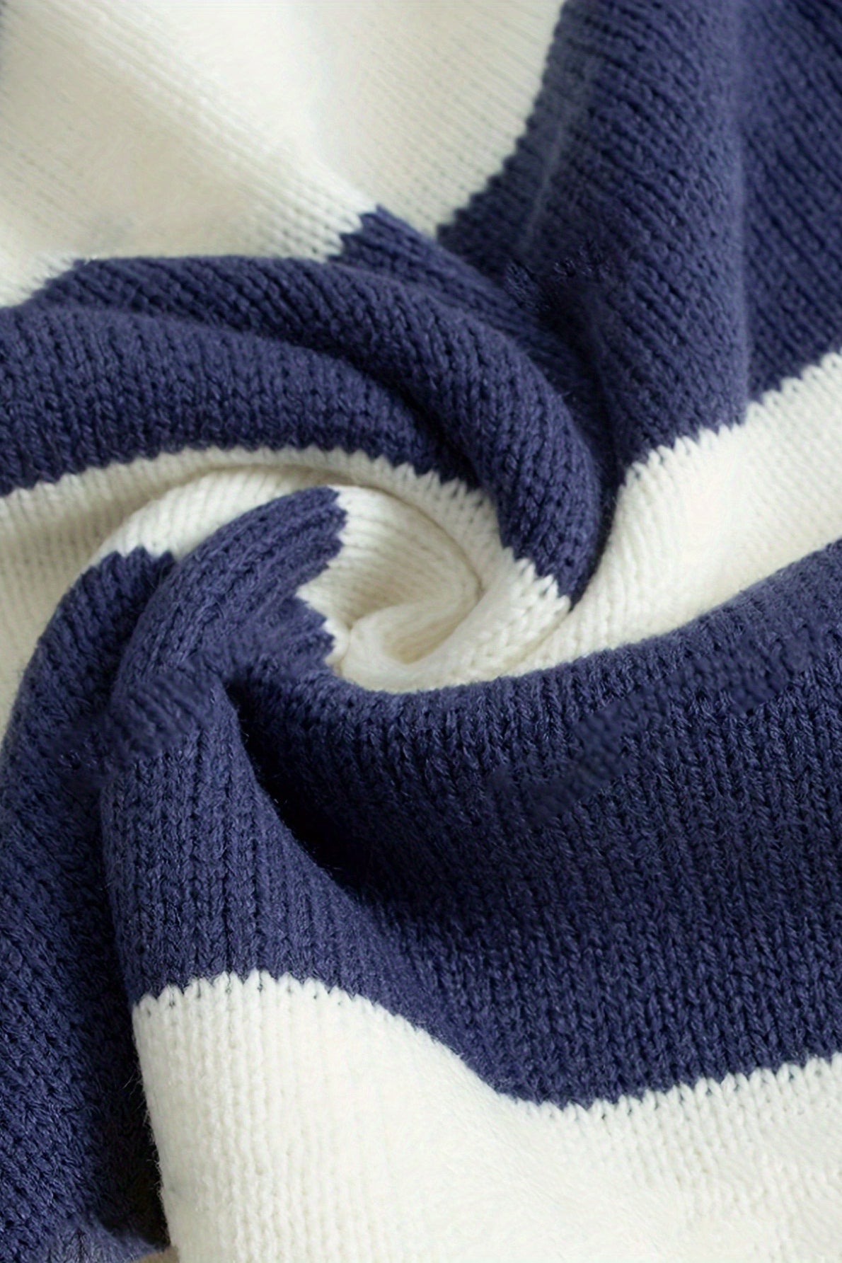 PrincessAce Casual Loose Knit Crew Neck Pullover Sweater