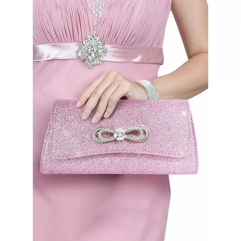 Black Evening Party Clutch Wristlet