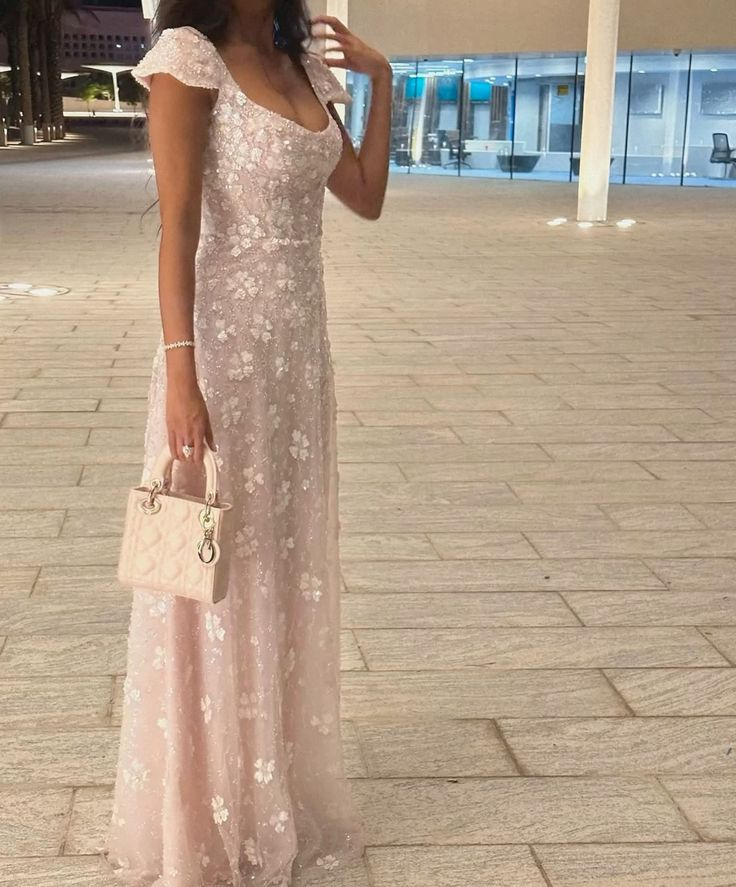Flora Lace Prom Party Dress 21st Birthday Outfit Evening Dress - Fashionpara