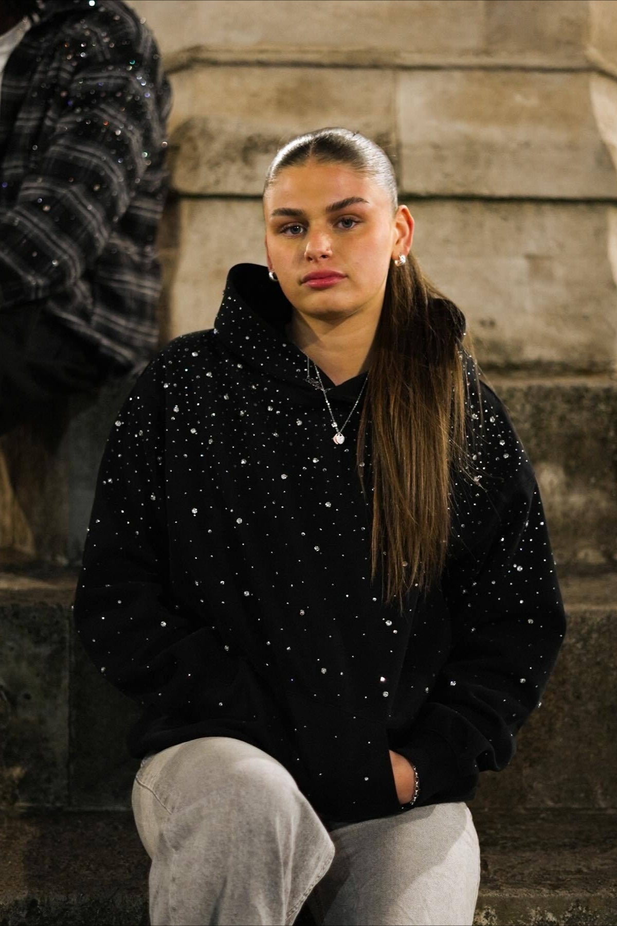 Rhinestone Star Hoodie and Joggers 5