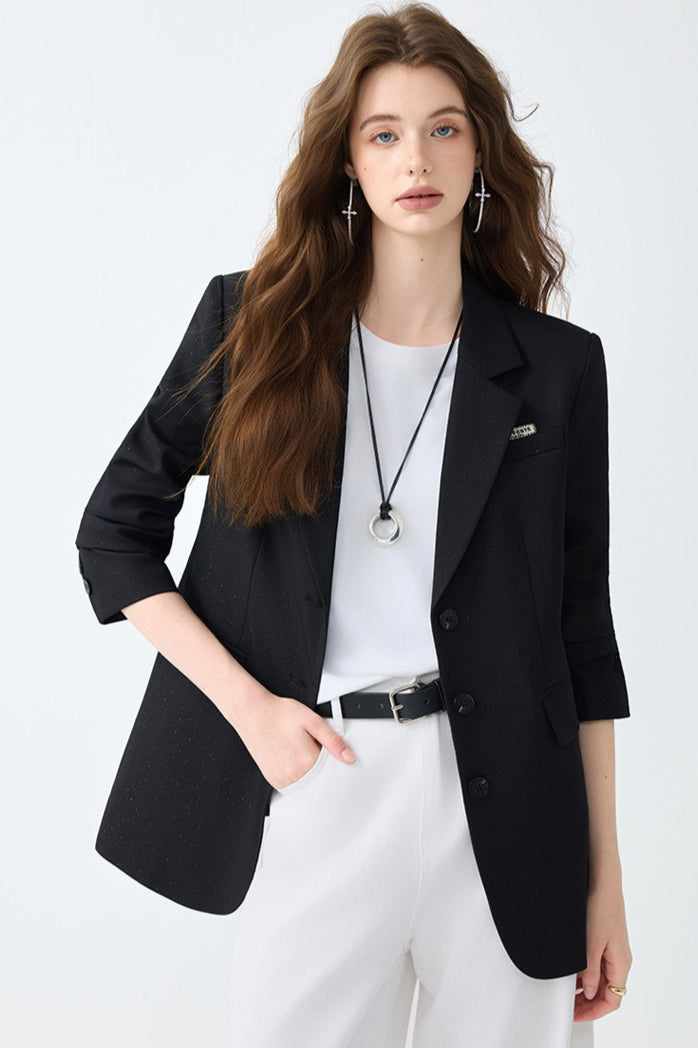 Elegant Long Sleeve Blazer