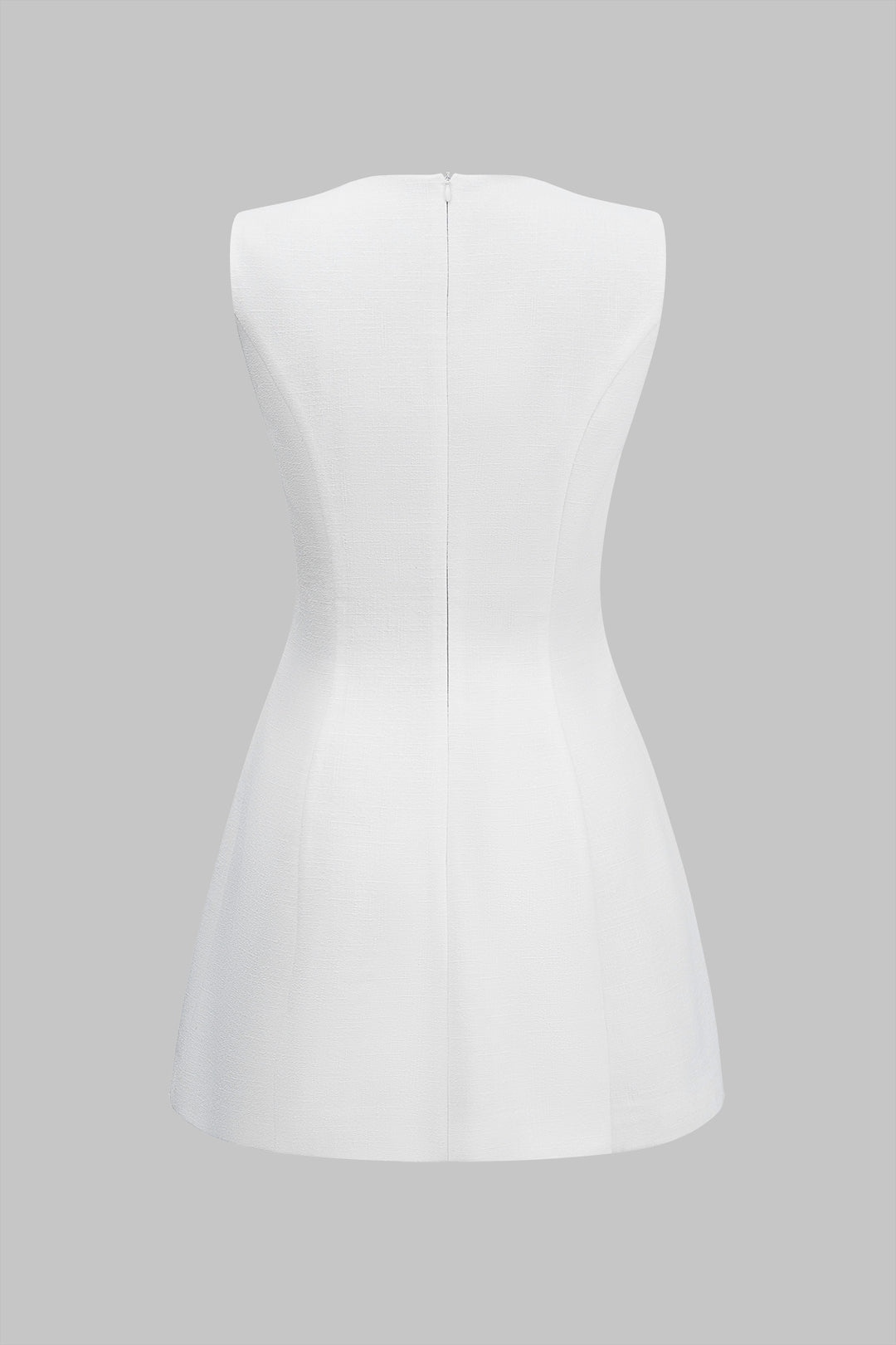 V-Neck Sleeveless Mini Dress